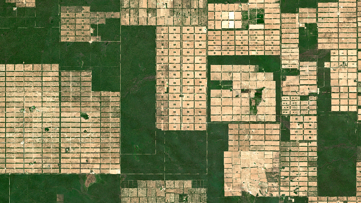 Agricultural structures in Paraguay