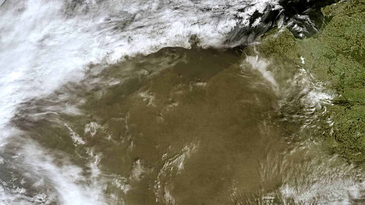 Sahara Dust over Europe