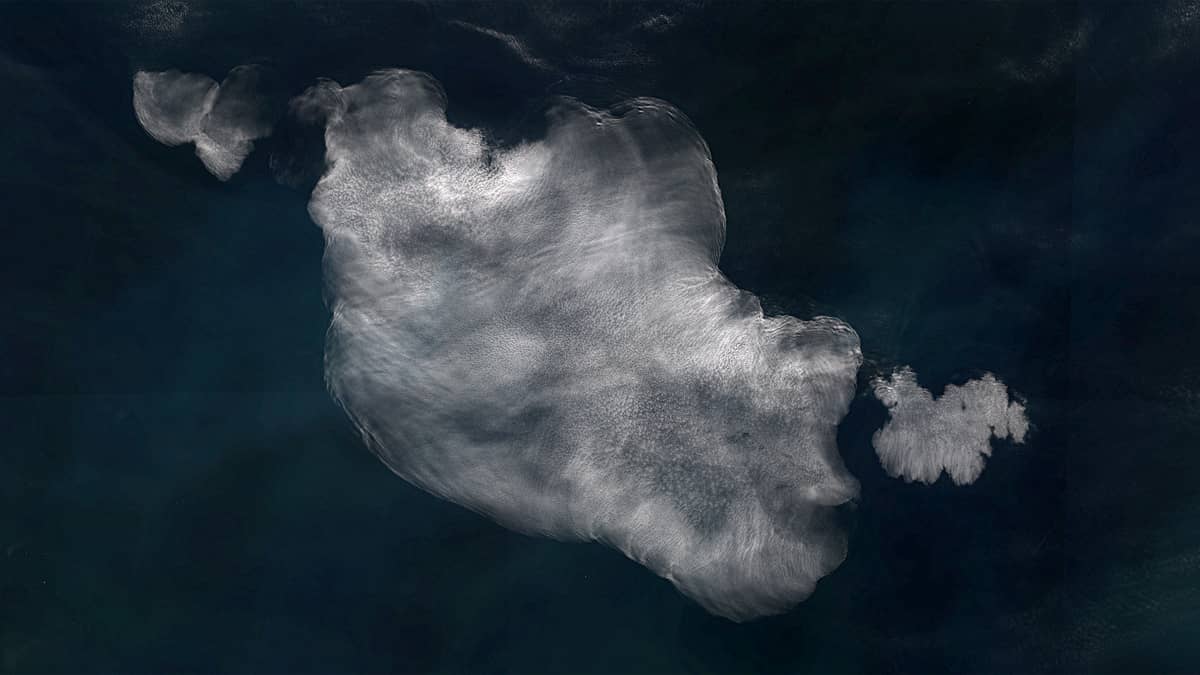 Over the North Sea