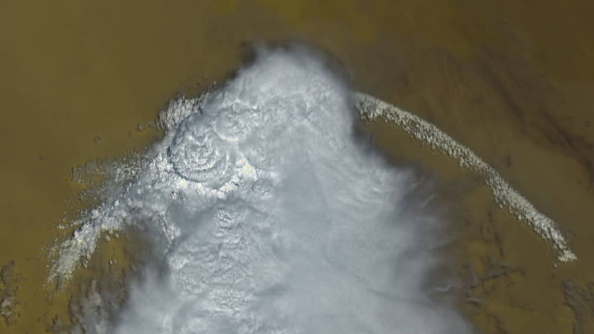 Outflow Boundary over Sahara