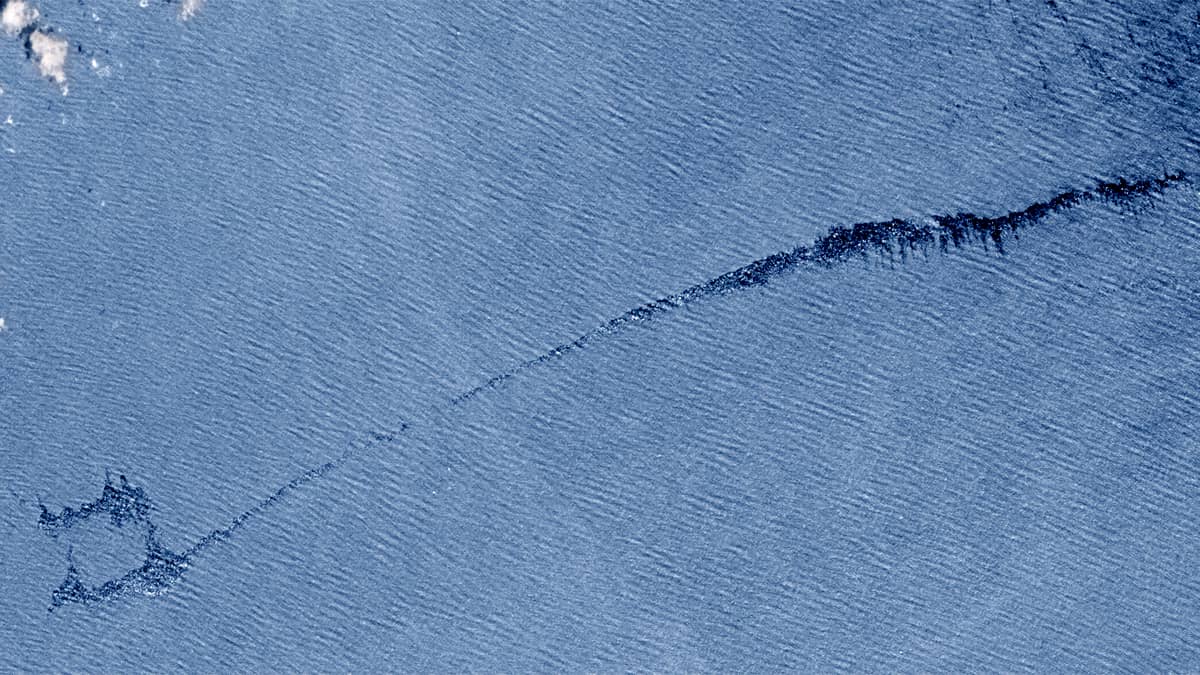 A Mysterious Trace in Tsushima Strait